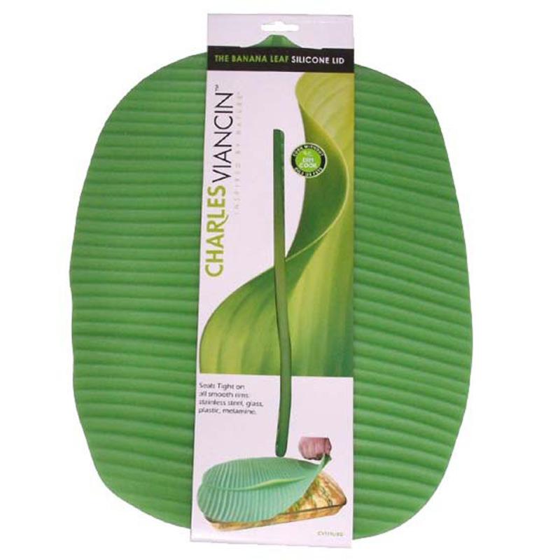 Square Banana Leaf Silicone Bakeware Cover (10x10) from Charles Viancin  Paris, 1402