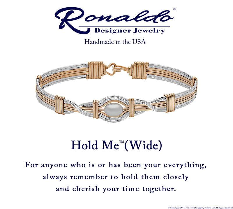 Ronaldo Jewelry Hold Me™ Wide Bracelet
