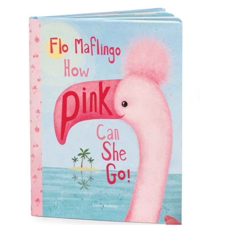 Jellycat Flo Maflingo HOW PINK CAN SHE GO! Book