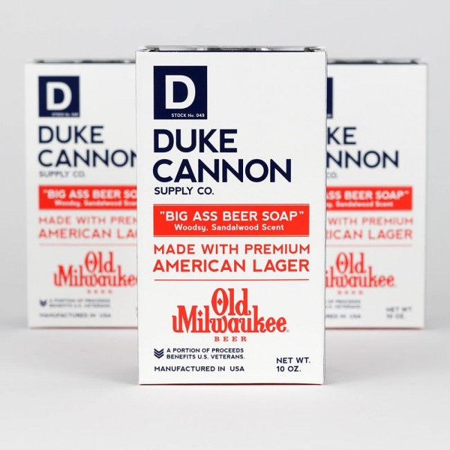 Duke Cannon Supply Co. Busch Beer Soap, Refreshing Sandalwood Scent, Mountain-Sized - 10 oz