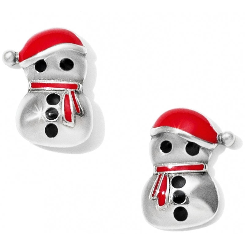 Brighton Christmas Snowman Mini Post Earrings