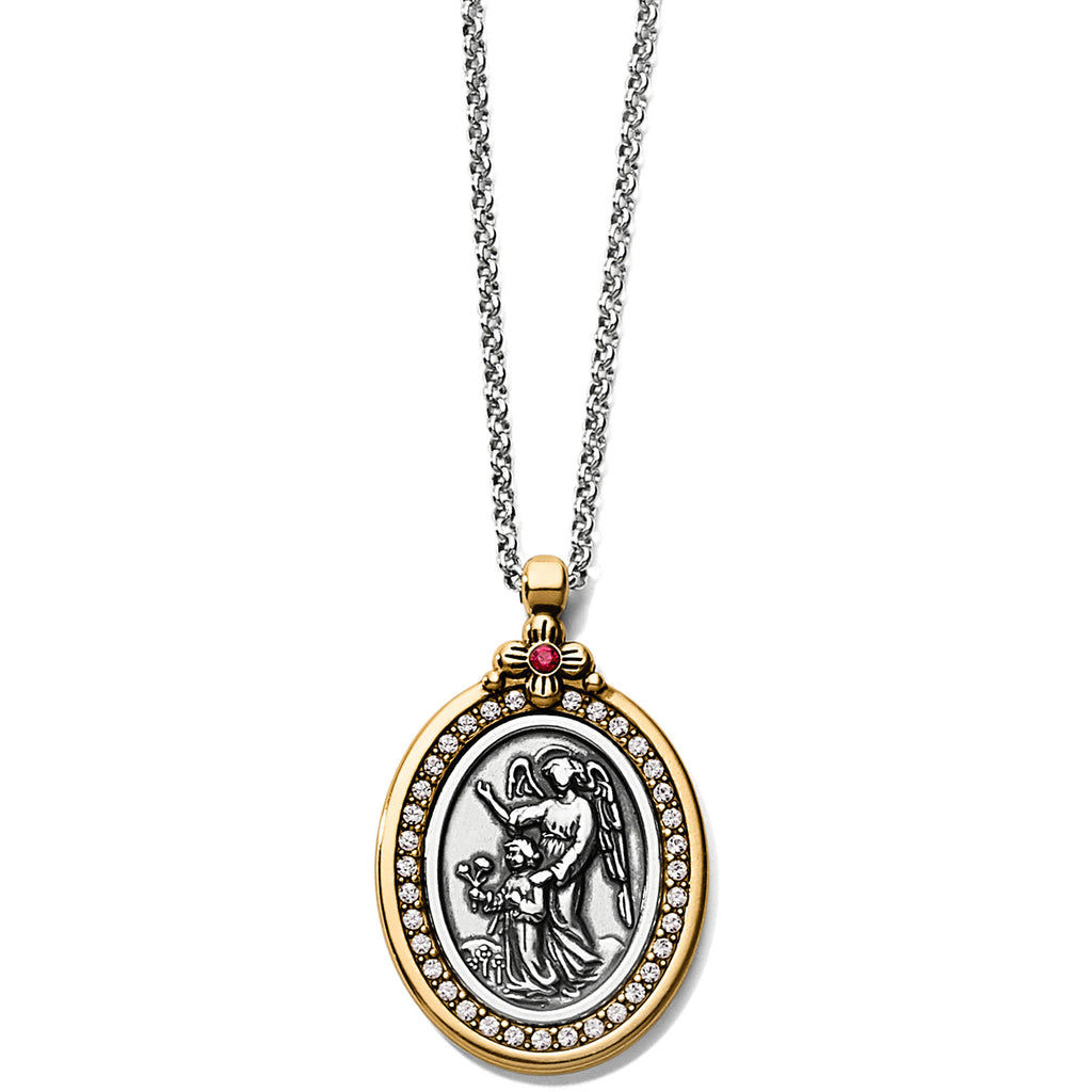 Brighton Guardian Angel Two-Tone Necklace