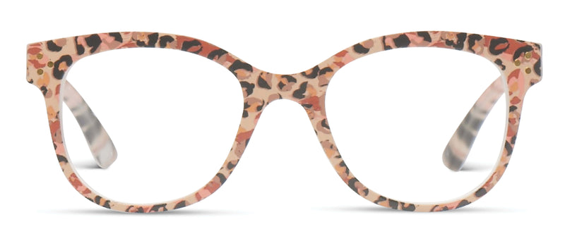 Peepers Readers - Oasis - Blush Leopard (with Blue Light Focus™ Eyewear Lenses)