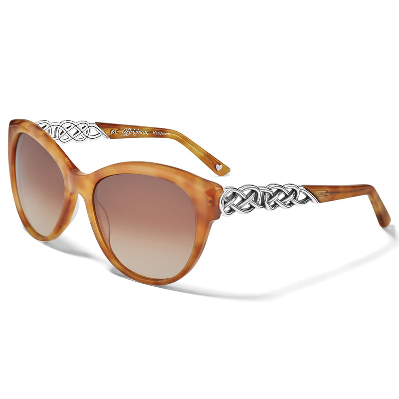 Brighton Interlok Braid Amber Sunglasses