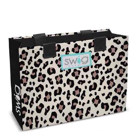 Swig Life Luxy Leopard Laminated Tote Bag