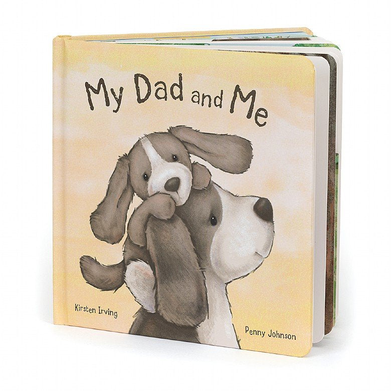 Jellycat Bashful Fudge Puppy My Dad and Me Book