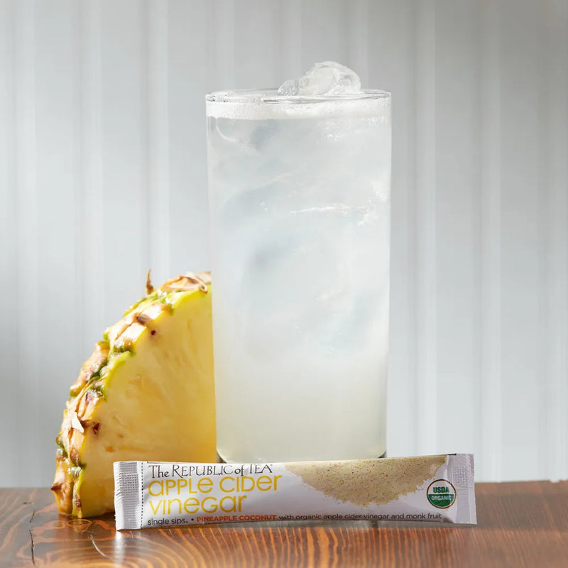 The Republic of Tea - Organic Apple Cider Vinegar Pineapple Coconut Single Sips®