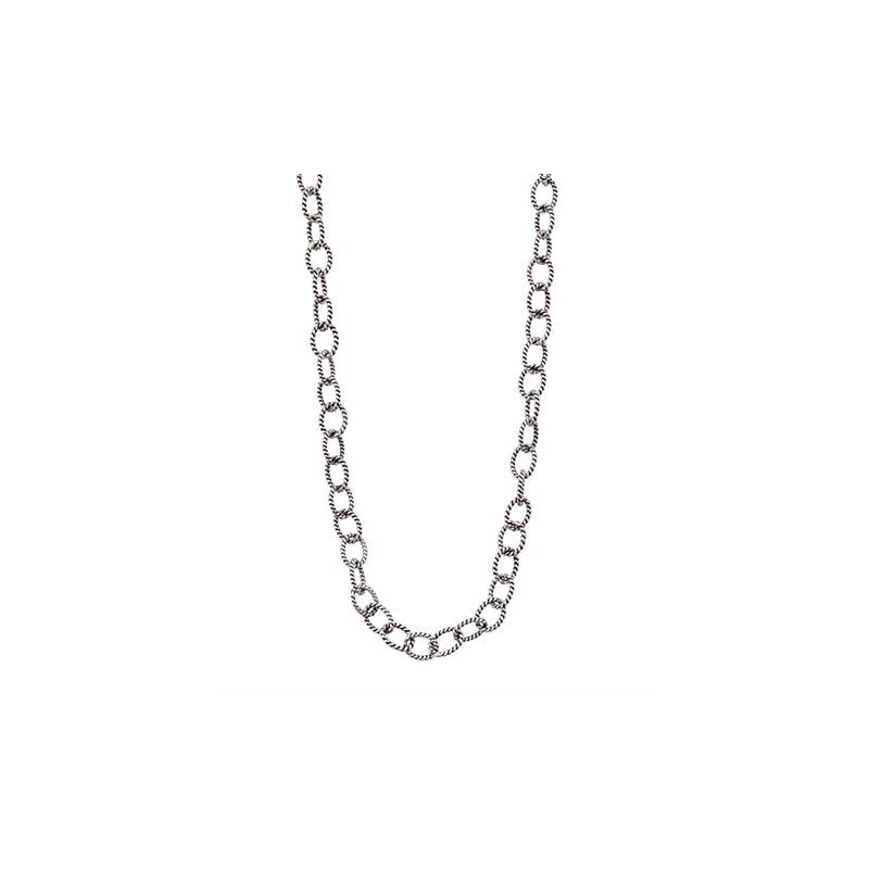 Waxing Poetic Medium Twisted Link Sterling Silver Chain