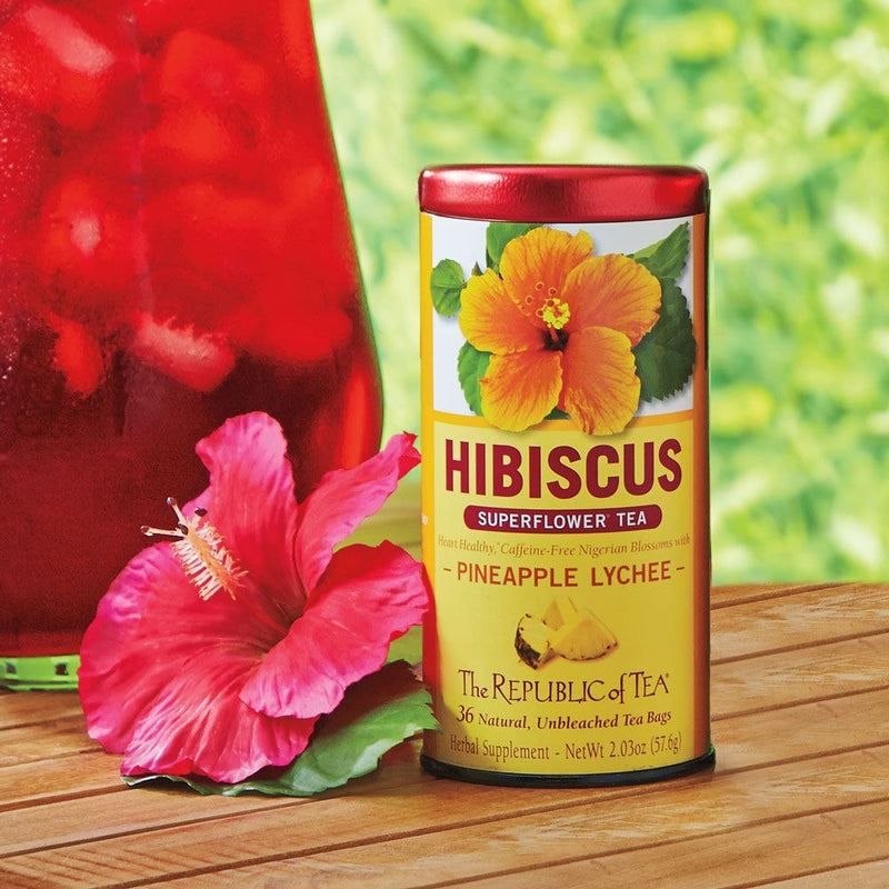 The Republic of Tea - Hibiscus Pineapple Lychee Tea Bags