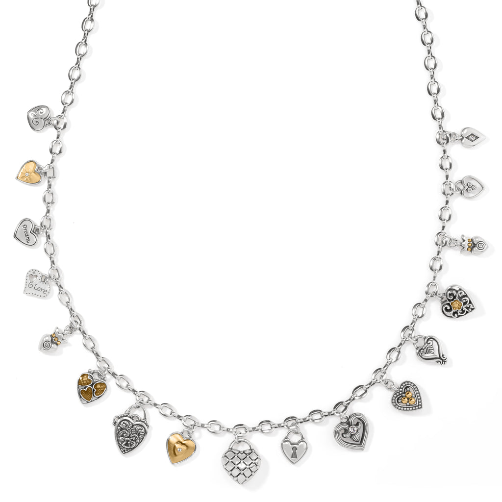 Brighton One Heart Charm Necklace