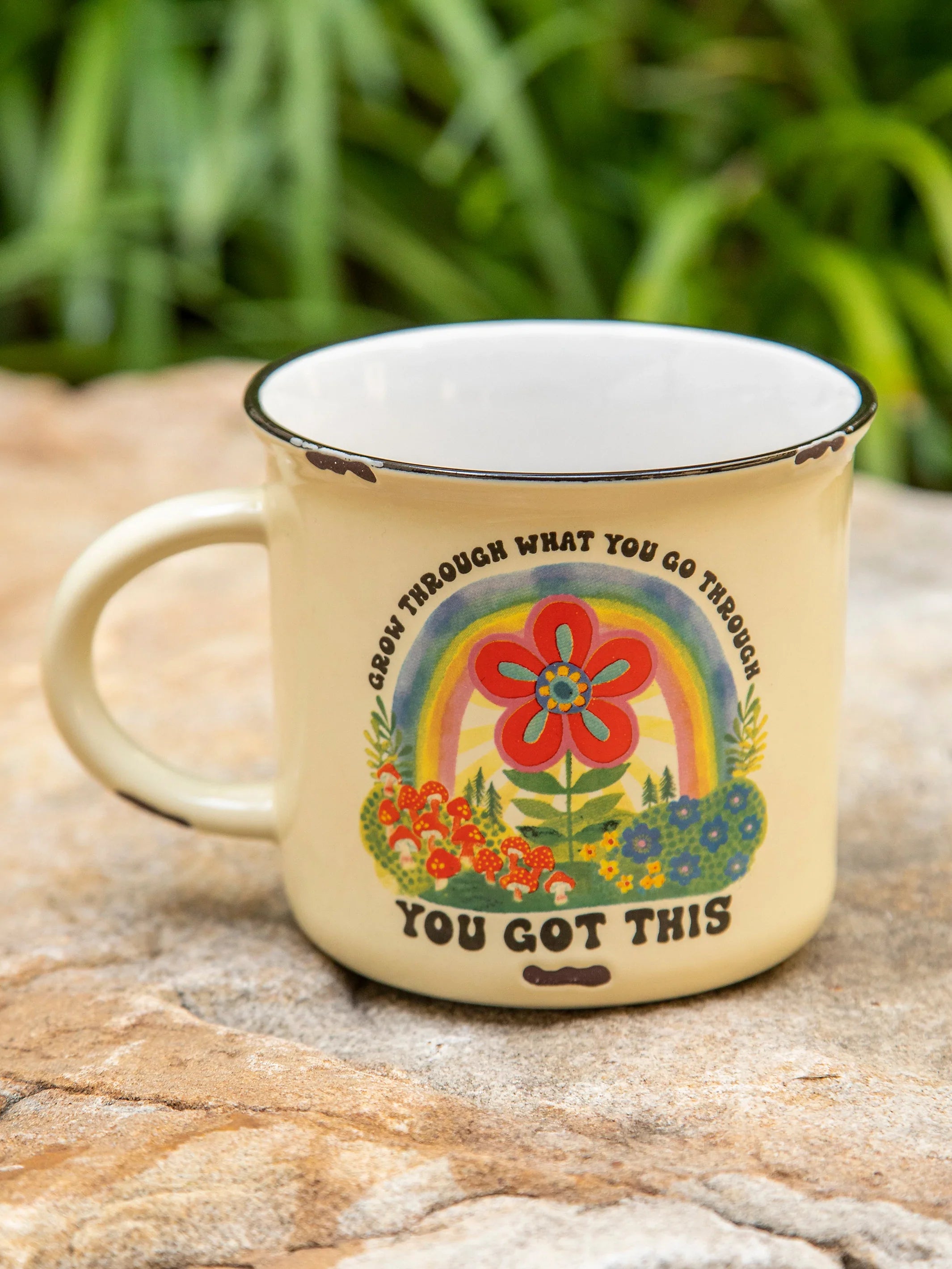 Natural Life Grow Through Mug Natural Life Grow Through Mug