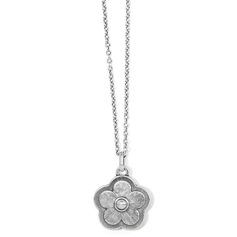 Brighton Dazzling Love White Flower Necklace