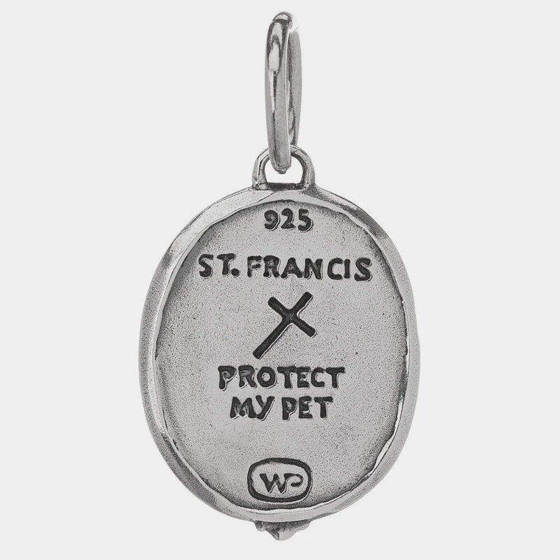 Waxing Poetic Heavenly Helper Charm - St. Francis