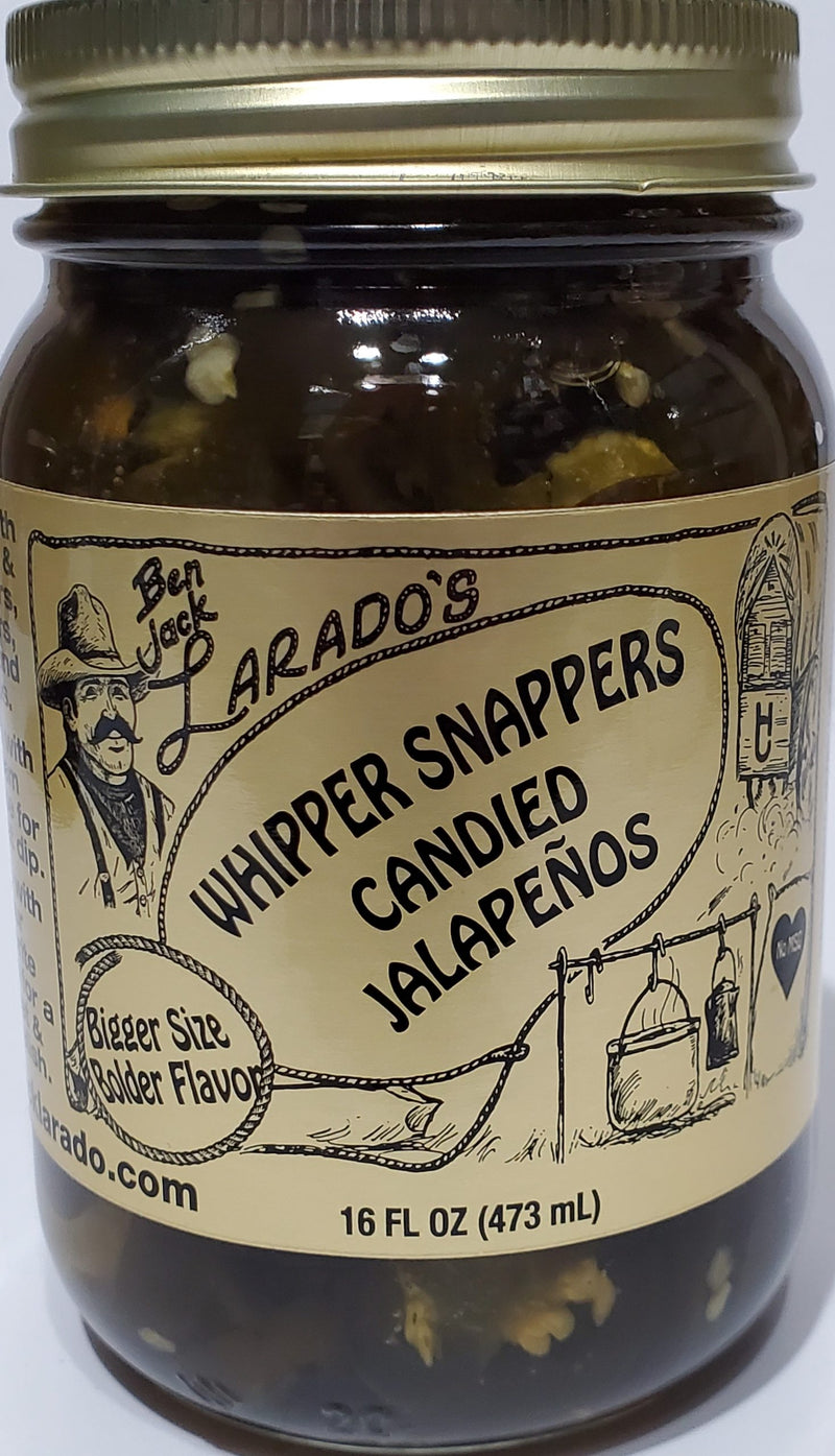 Ben Jack Larado's Little Whipper Snappers Sweet N Hot Sliced Jalapeños 16oz