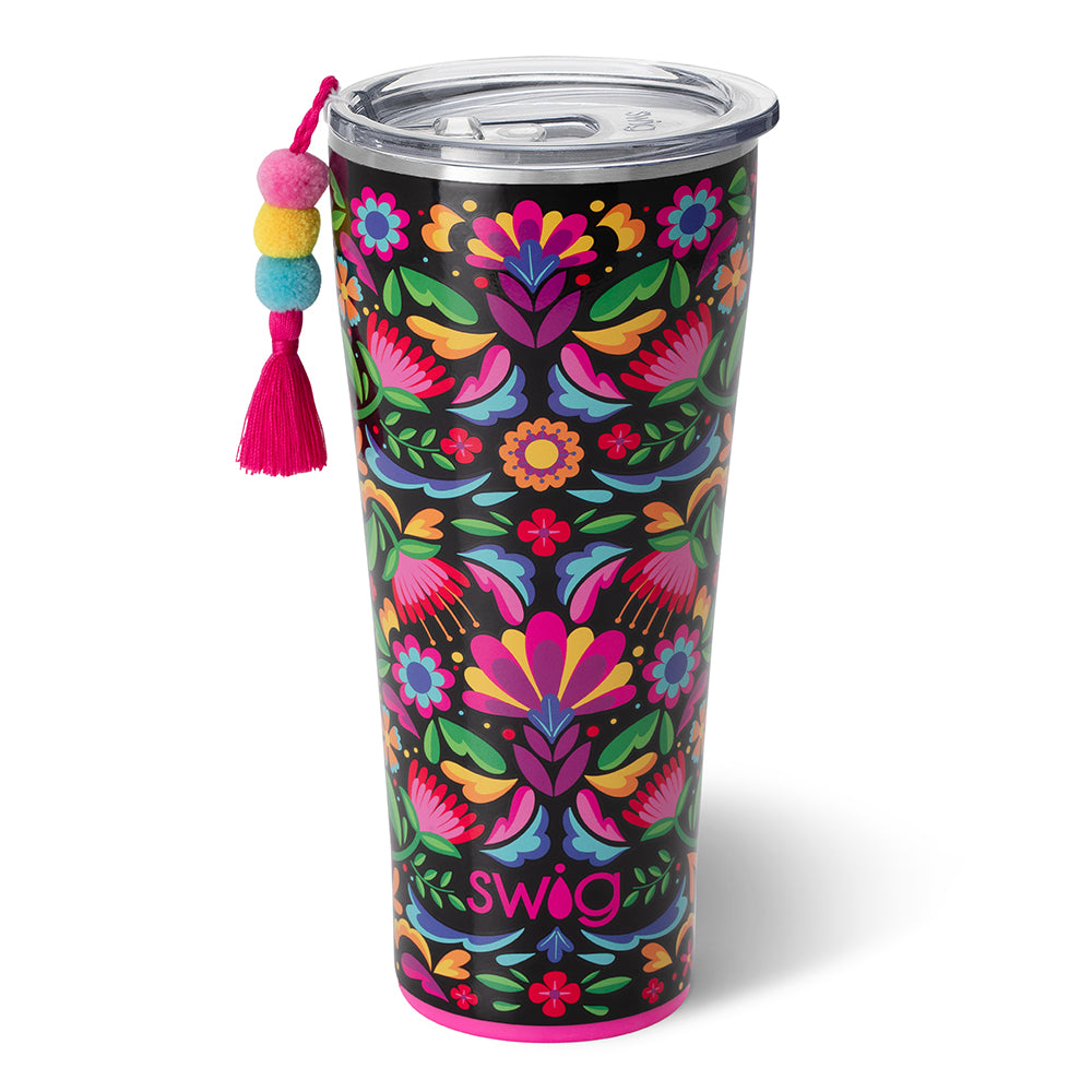 Swig Tumbler Black Floral – Qué Cute Style Boutique