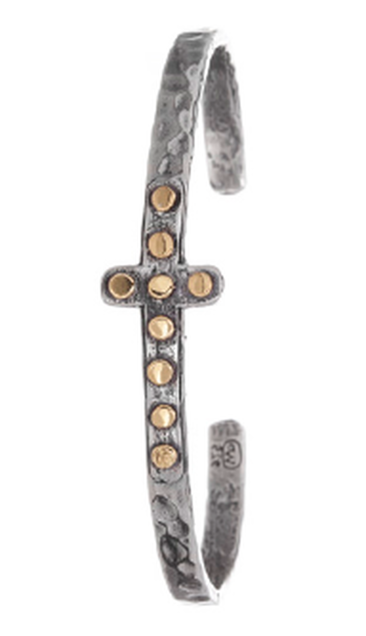 Waxing Poetic Eternal Anthem Cross Cuff Bracelet