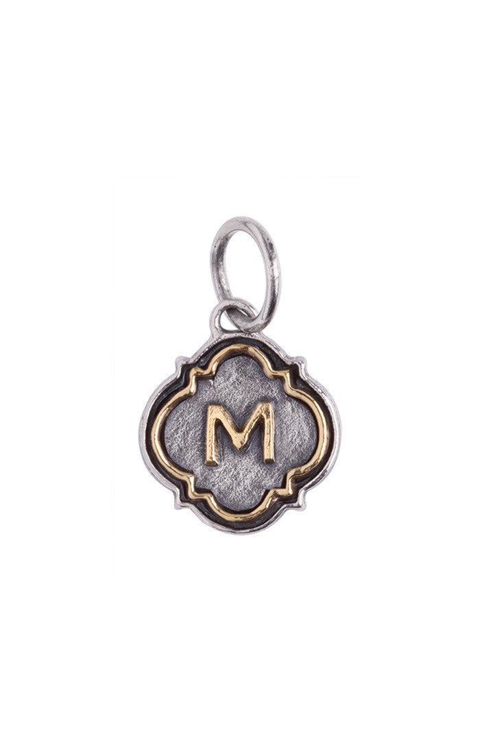 Waxing Poetic Quatrefoil Insignia - Initial Charm