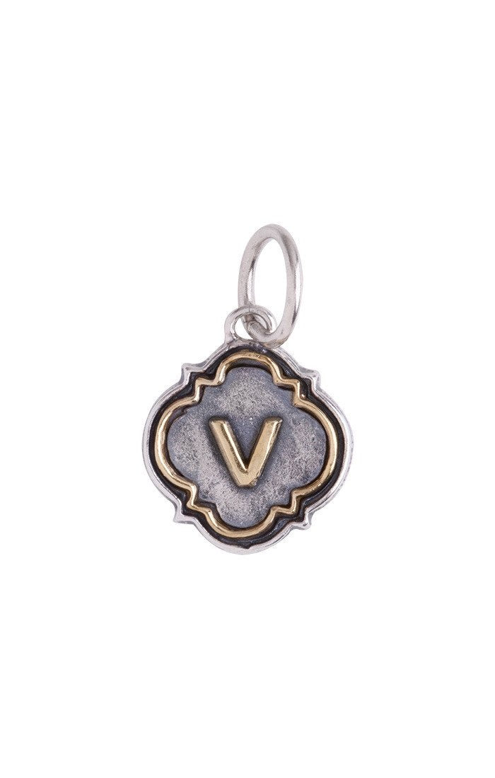 Waxing Poetic Quatrefoil Insignia - Initial Charm