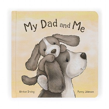 Jellycat Bashful Fudge Puppy My Dad and Me Book