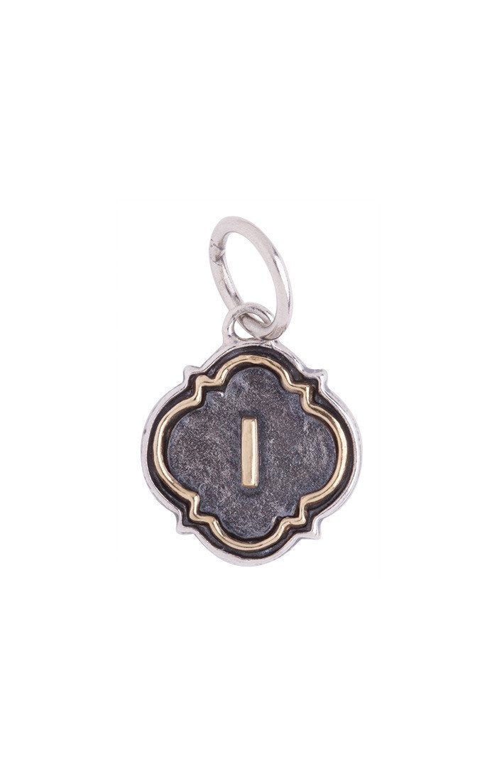 Waxing Poetic Quatrefoil Insignia - Initial Charm