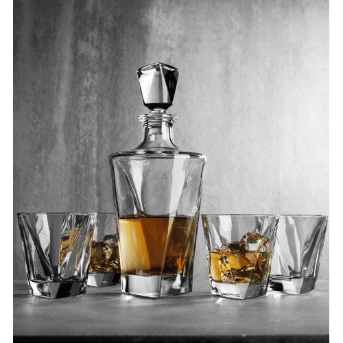 Home Essentials - OTR 5 piece Whiskey Decanter/DOF Set
