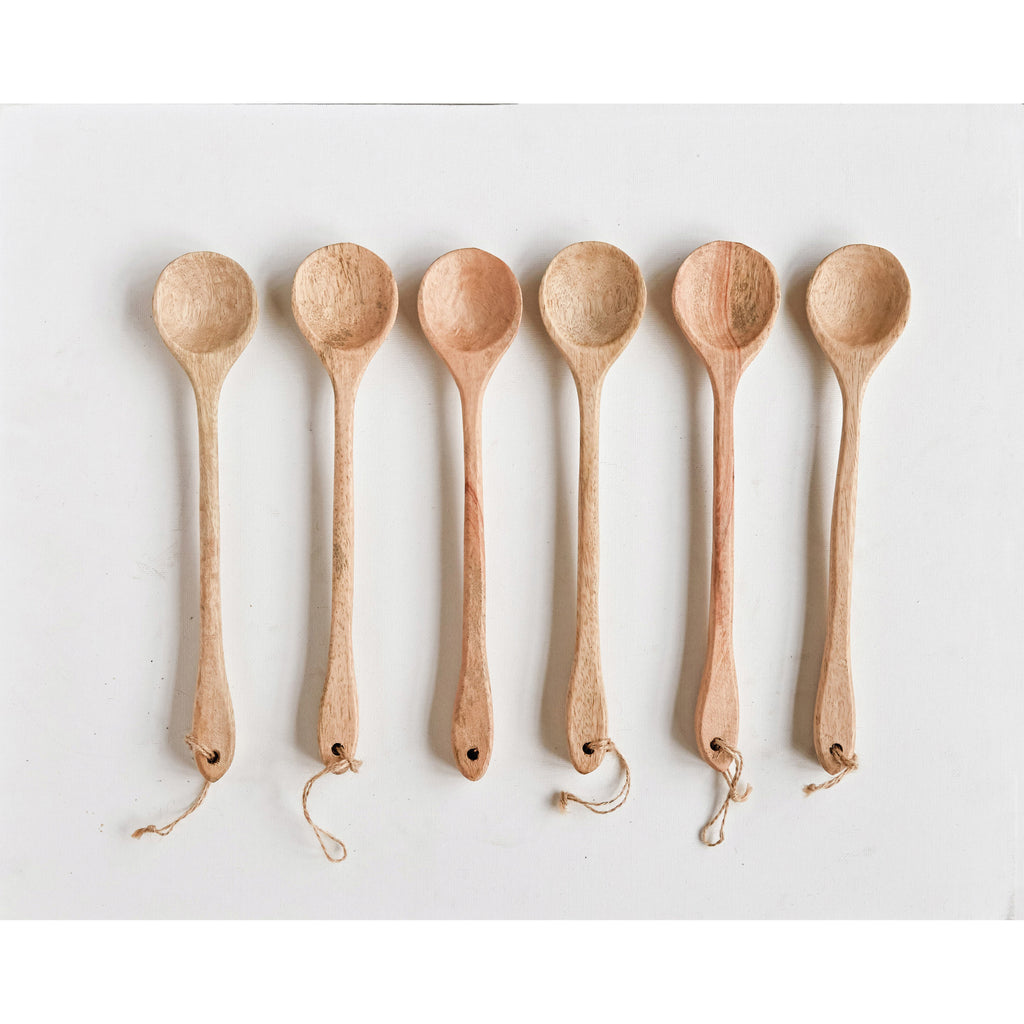 Creative Co-op Hand-Carved Mango Wood Spoon