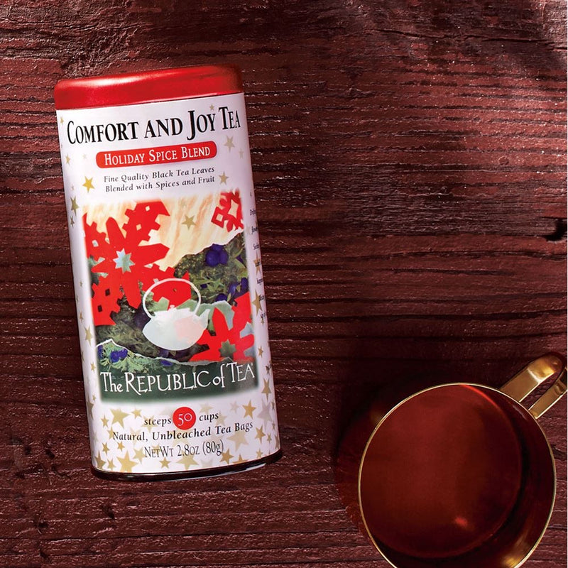 The Republic of Tea - Comfort and Joy Black Tea (50 Bags)