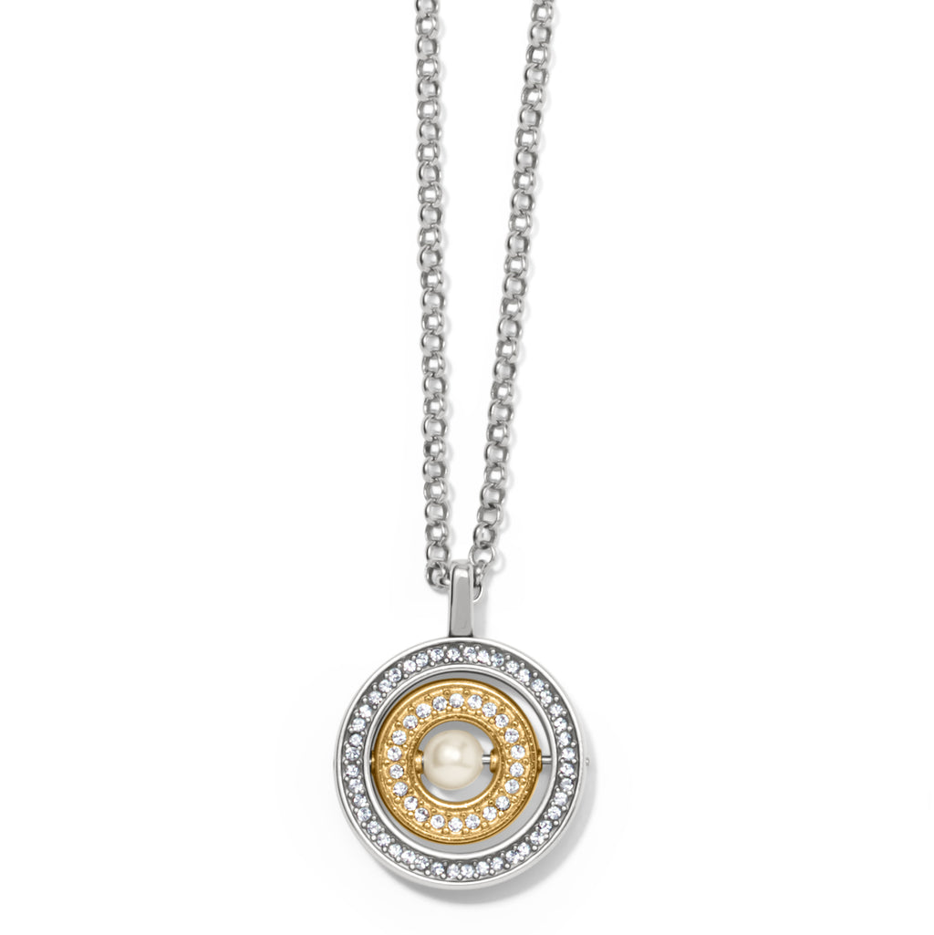 Brighton Meridian Pearl Spin Pendant Necklace