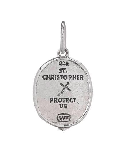 Waxing Poetic Heavenly Helper Charm - St. Christopher