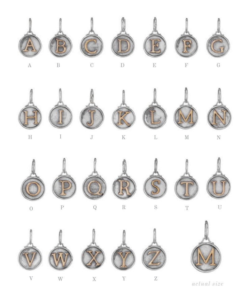 Waxing Poetic Chancery Insignia - Initial Charms