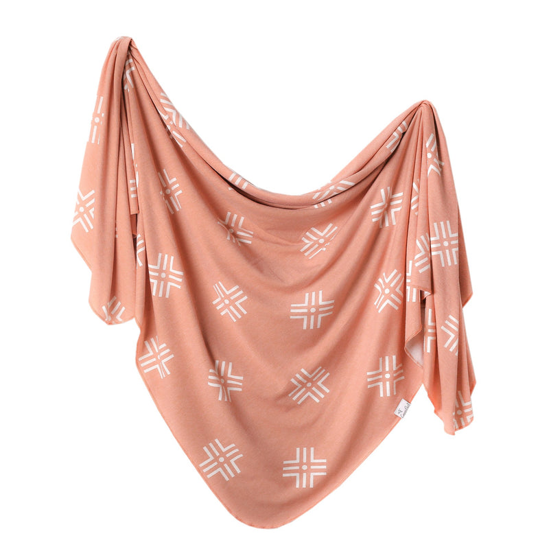 Copper Pearl Knit Swaddle Blankets (Assorted Prints)