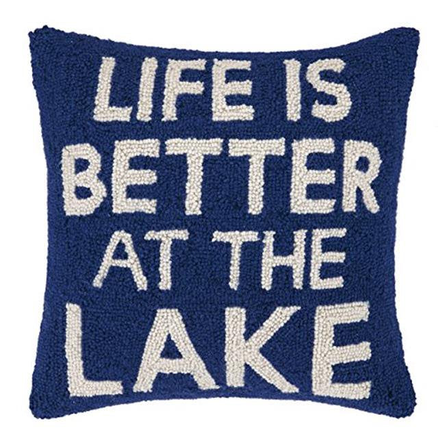 Peking Handicraft - Lake “Life is Better at the Lake” Hook Pillow