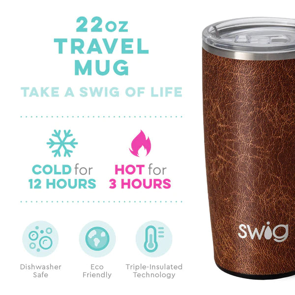 Swig Life Leather Travel Mug (22oz)
