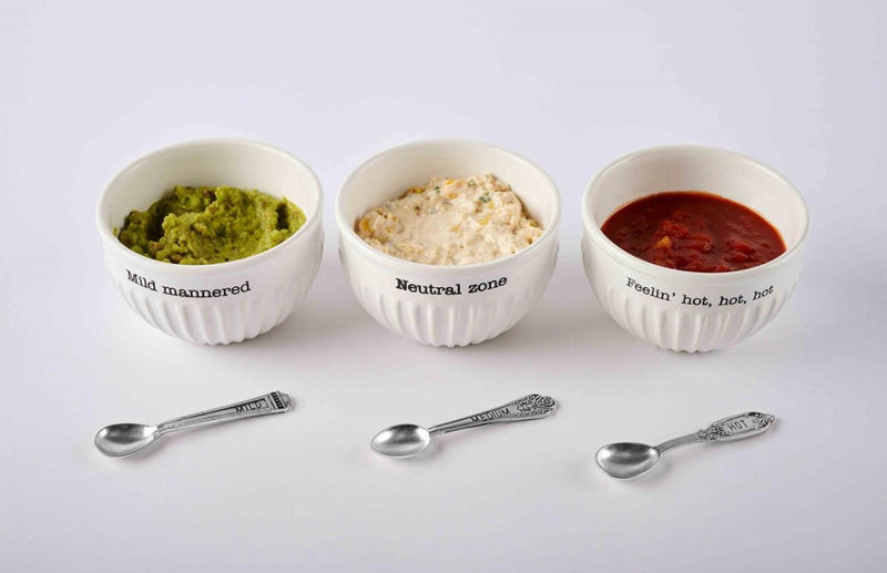 Mud Pie Salsa Trio Dip Bowl Set