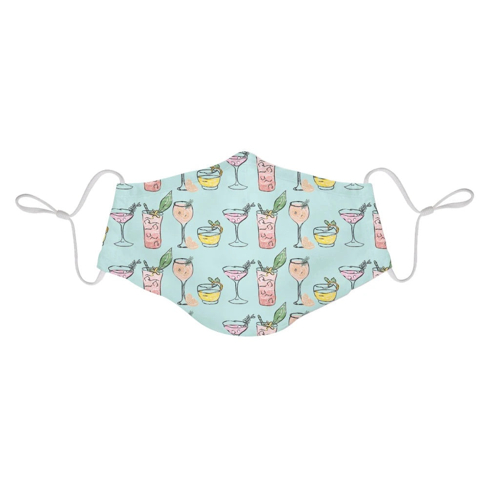 Hang Accessories Face Masks - Fun Printed Face Cover + 2 Filters