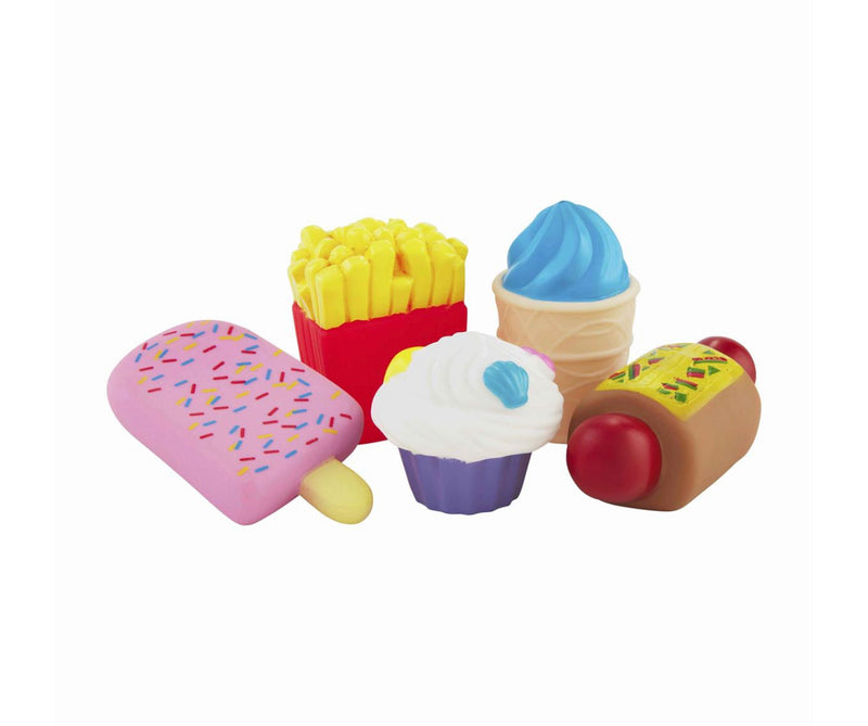 Mud Pie Favorite Foods (Junk Food) Bath Toy Set