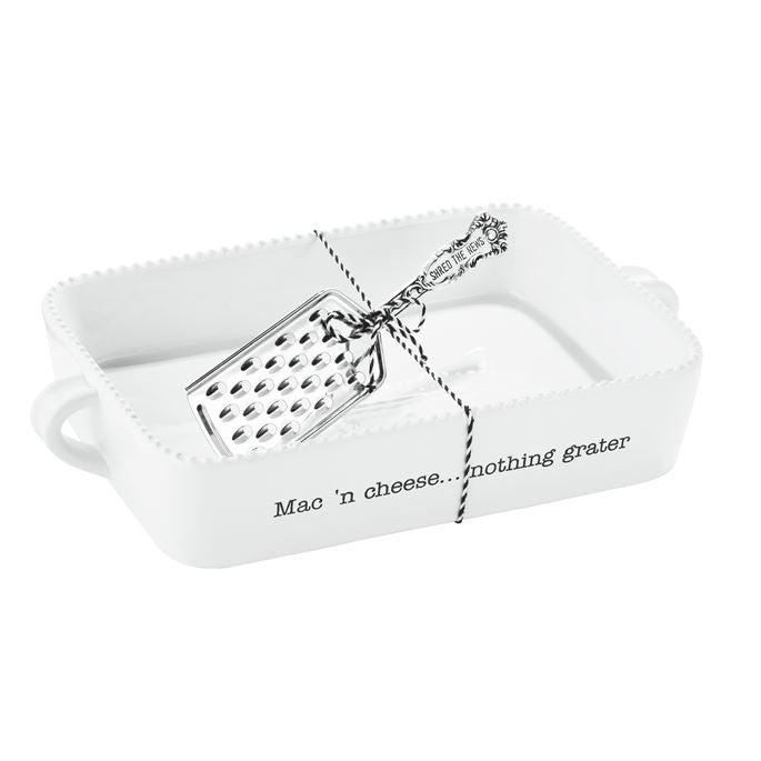 Mud Pie Circa Mac & Cheese… Nothing Grater Dish Set