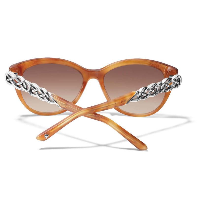 Brighton Interlok Braid Amber Sunglasses