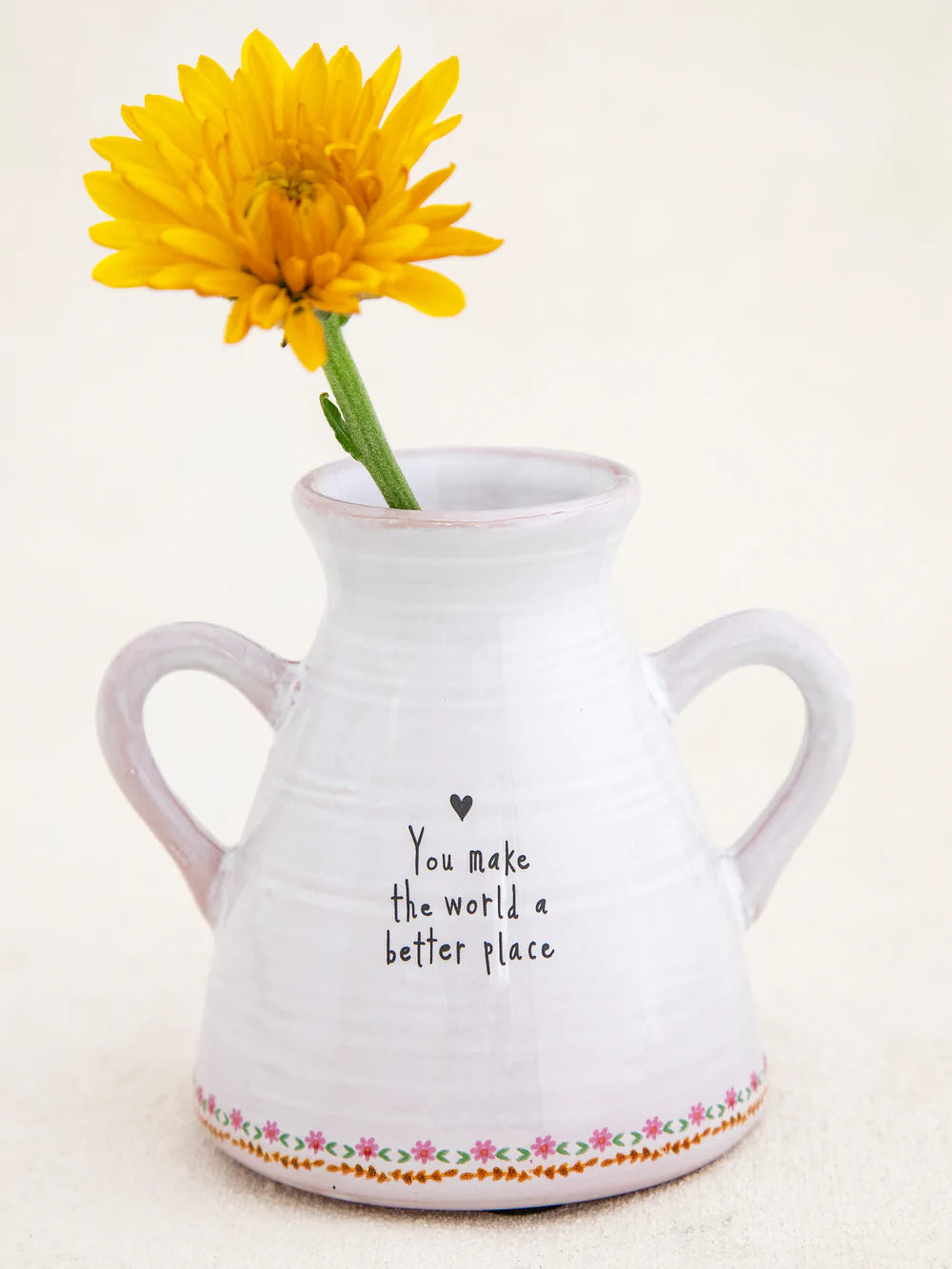 Natural Life® Artisan Bud Vase - You Make the World a Better Place