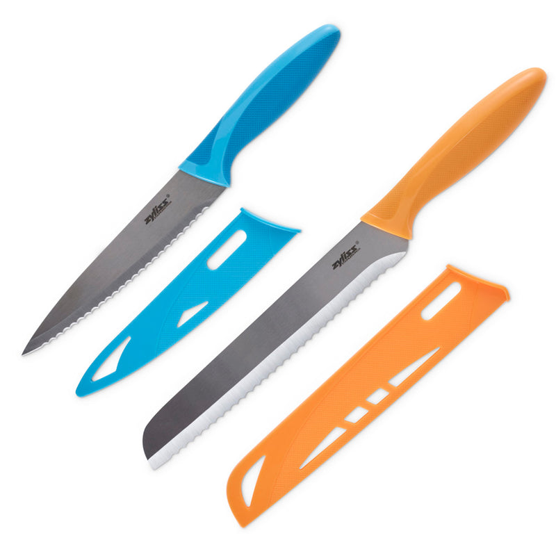 Zyliss® 2-Piece Serrated Knife Set (Bread/Utility)