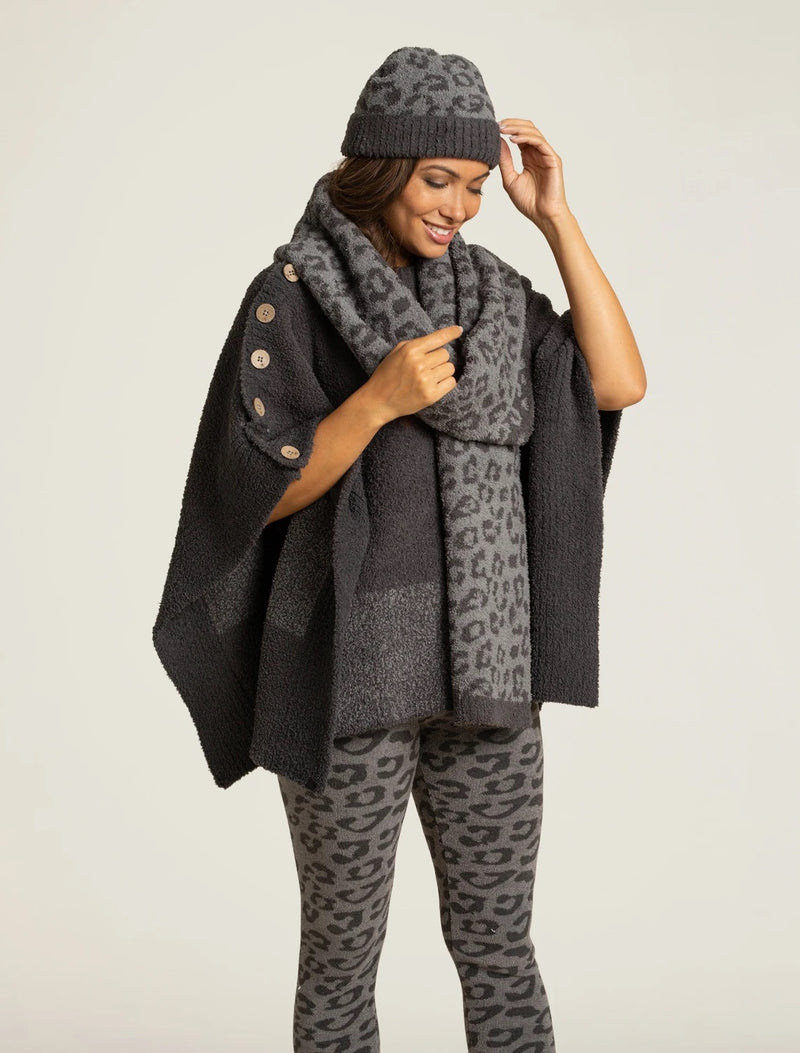 Barefoot Dreams CozyChic Barefoot in The Wild Beanie & Scarf Set