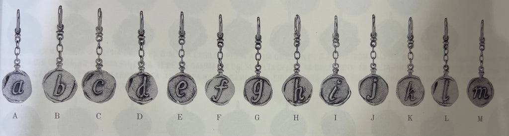 Waxing Poetic Herald Insignia - Initial Charms