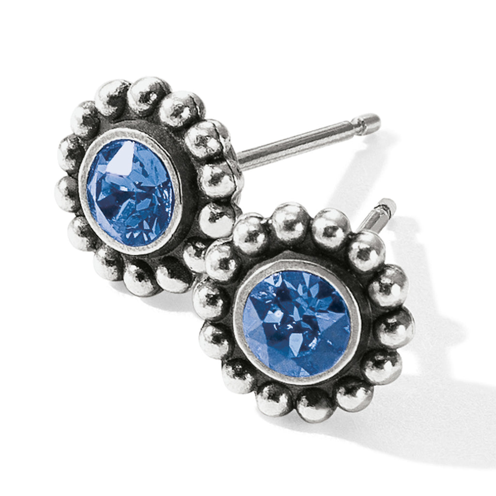Brighton Twinkle Mini Post Birthstone Earrings - Sapphire (September)