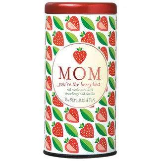 The Republic of Tea - Mom You're the Berry Best Gift Tea  (Strawberry Vanilla Red Tea) Bags