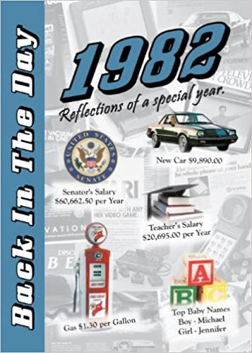 Back in the Day Year Almanac (1980’s)- 24 page greeting card/Booklet with Envelope
