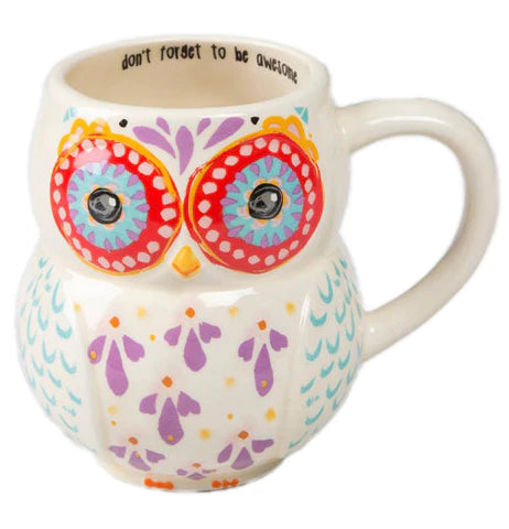Natural Life® Eleanor the Owl Folk Mug