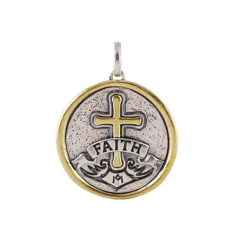 Waxing Poetic Revolution Medallion Faith Pendant