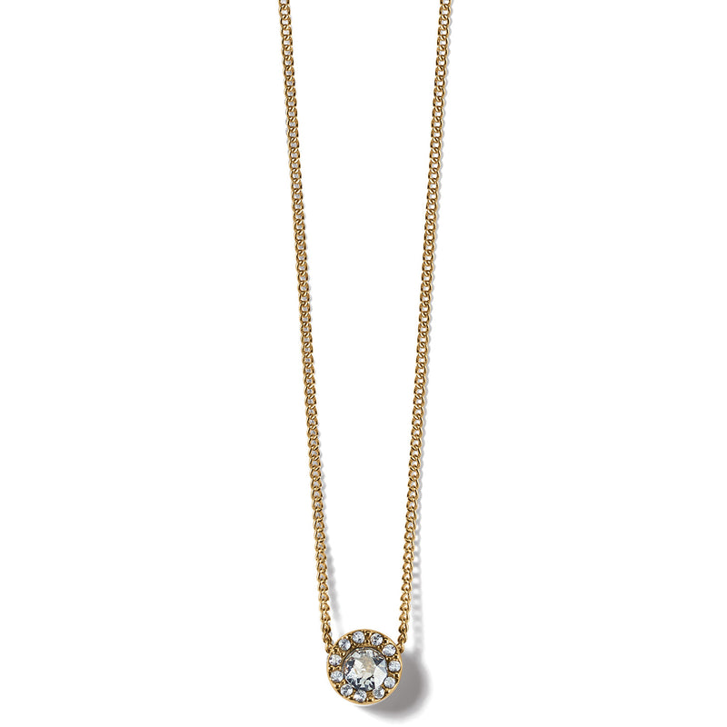 Brighton Illumina Mini Solitaire Necklace - Gold