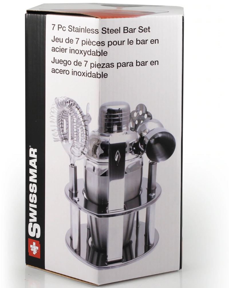 Swissmar - Stainless Steel 7 piece Barware Set