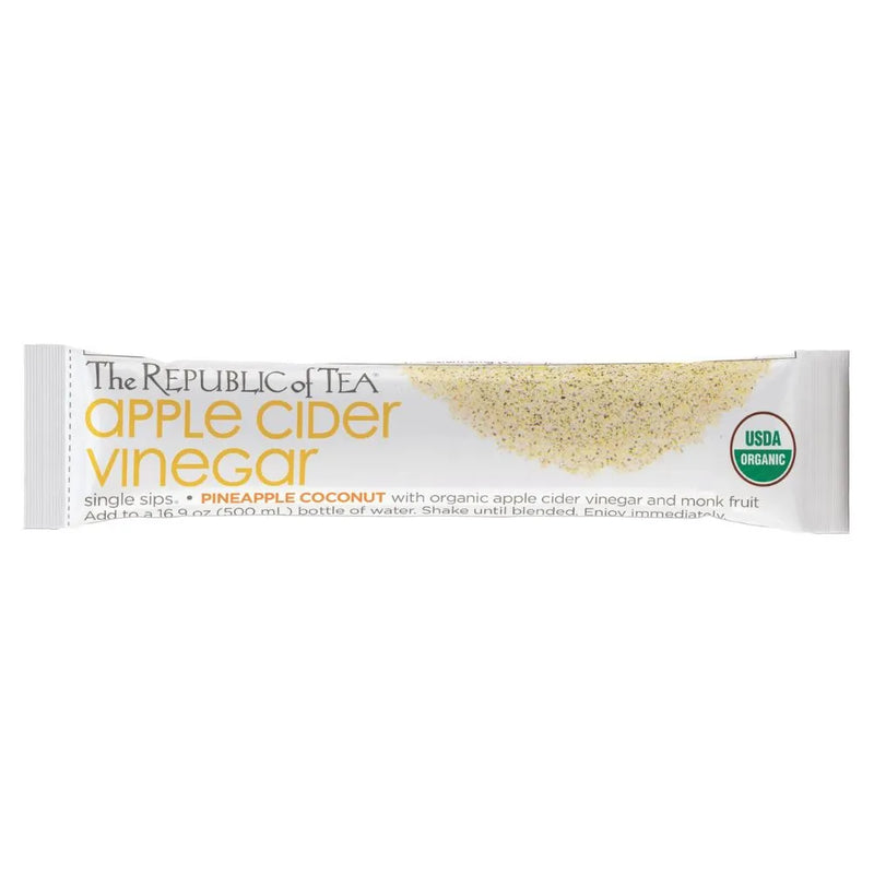 The Republic of Tea - Organic Apple Cider Vinegar Pineapple Coconut Single Sips®